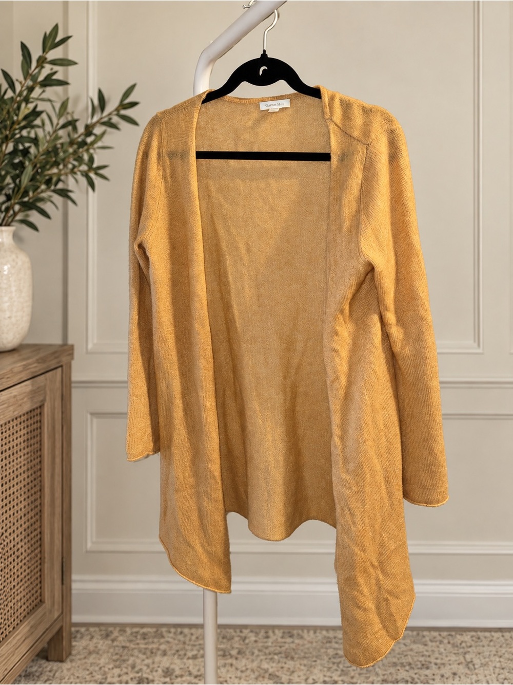 Cashmere tan cardigan